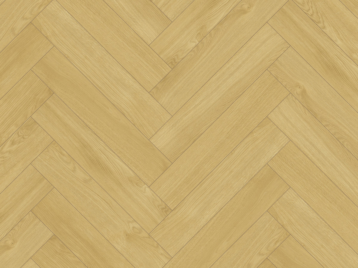 NUVA Herringbone Spic Waterproof - Cotton Oak Brown