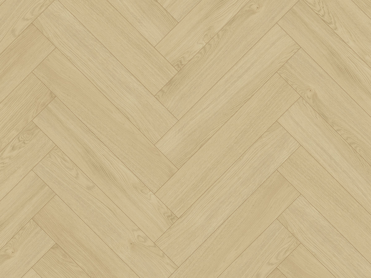 NUVA Herringbone Spic Waterproof - Cotton Oak Beige